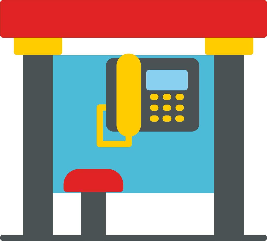 Telephone Box Vector Icon