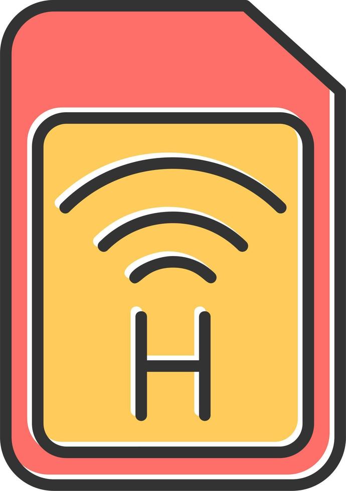Sim Card Vector Icon