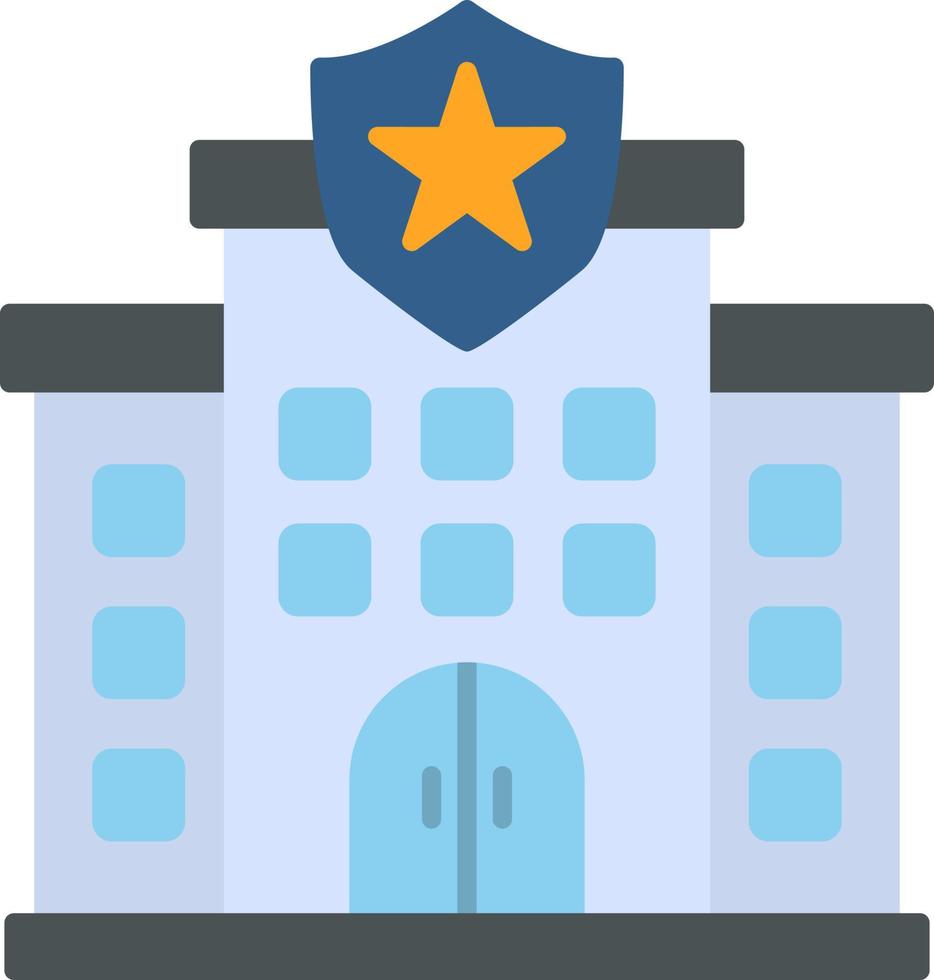 Police Station Vector Icon