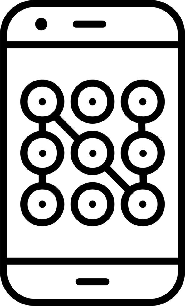 Mobile Security Vector Icon