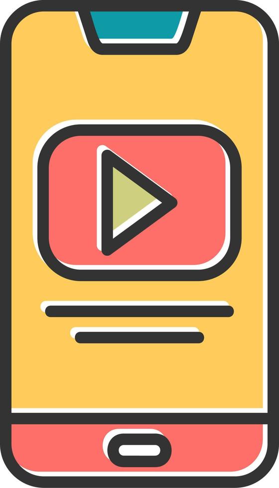 Play Video Vector Icon