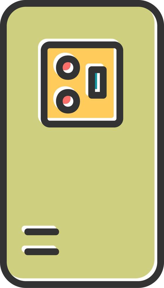 Mobile Back Camera Vector Icon