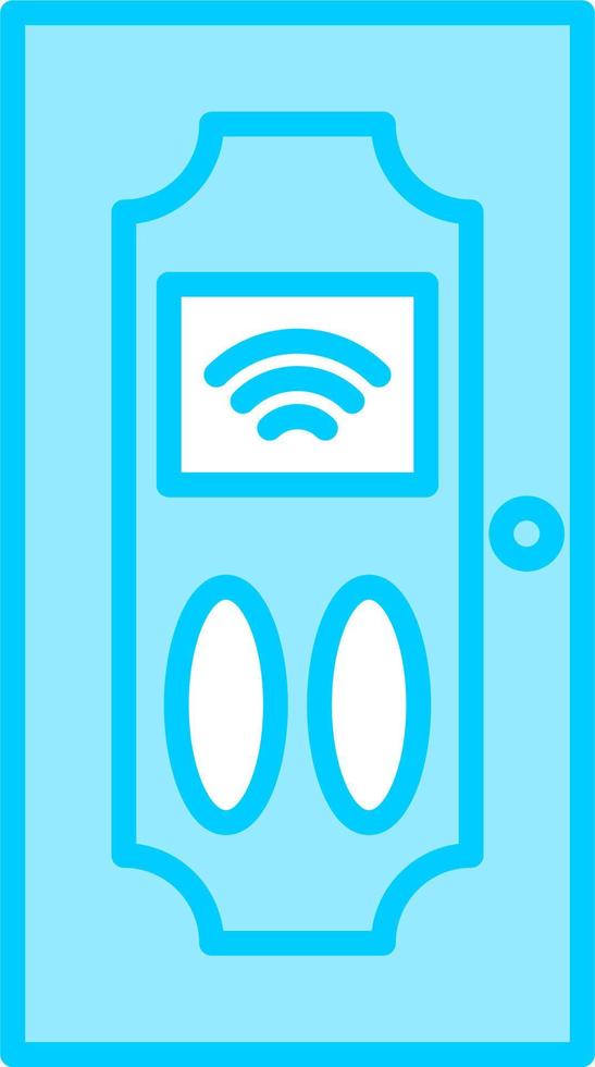 Smart Door Vector Icon