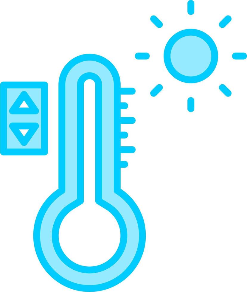 icono de vector de control de temperatura