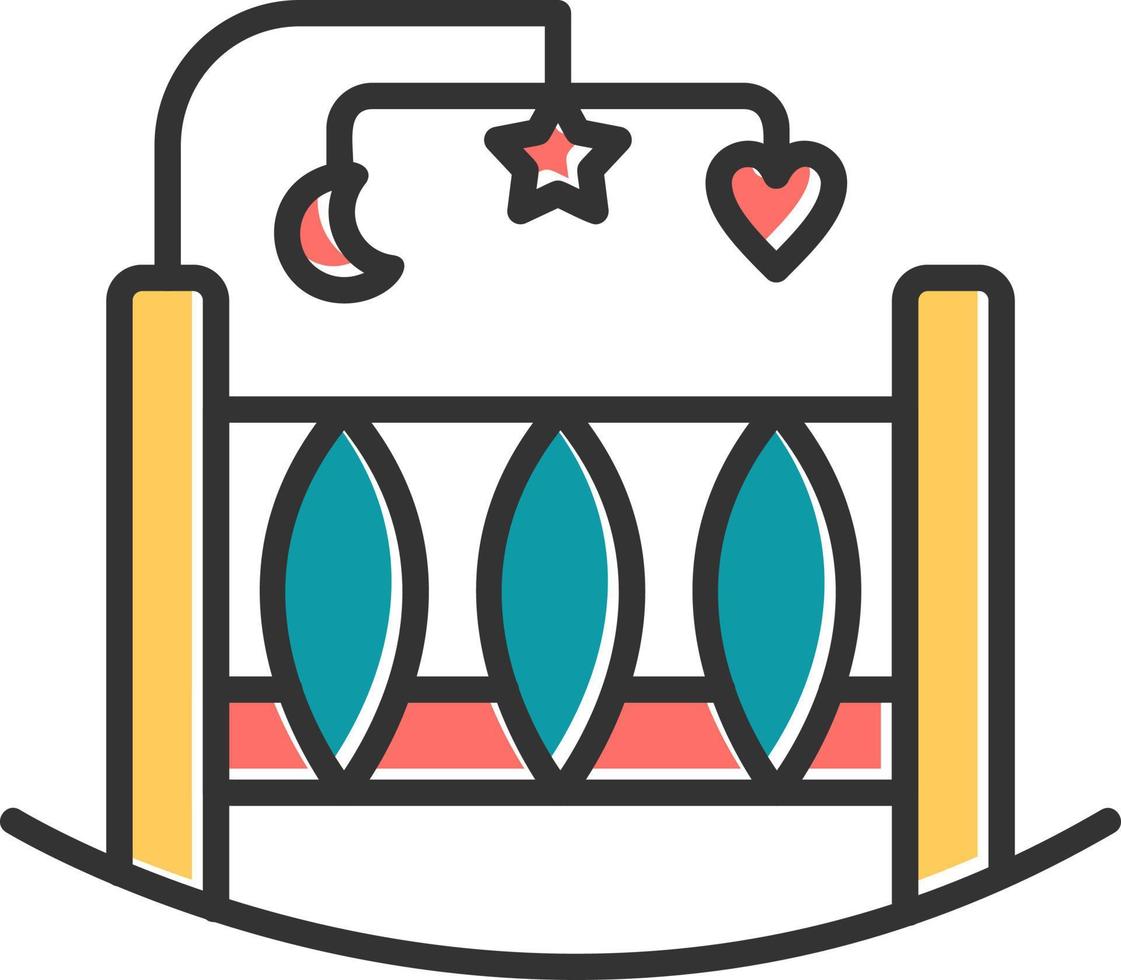 Crib Vector Icon
