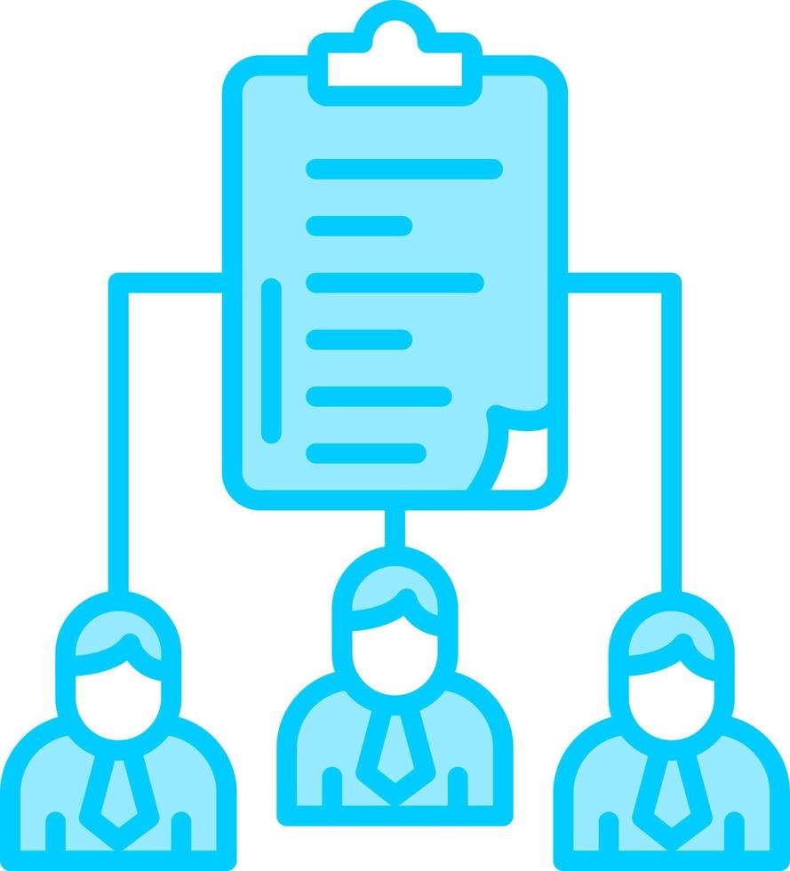 Work distribution Vector Icon
