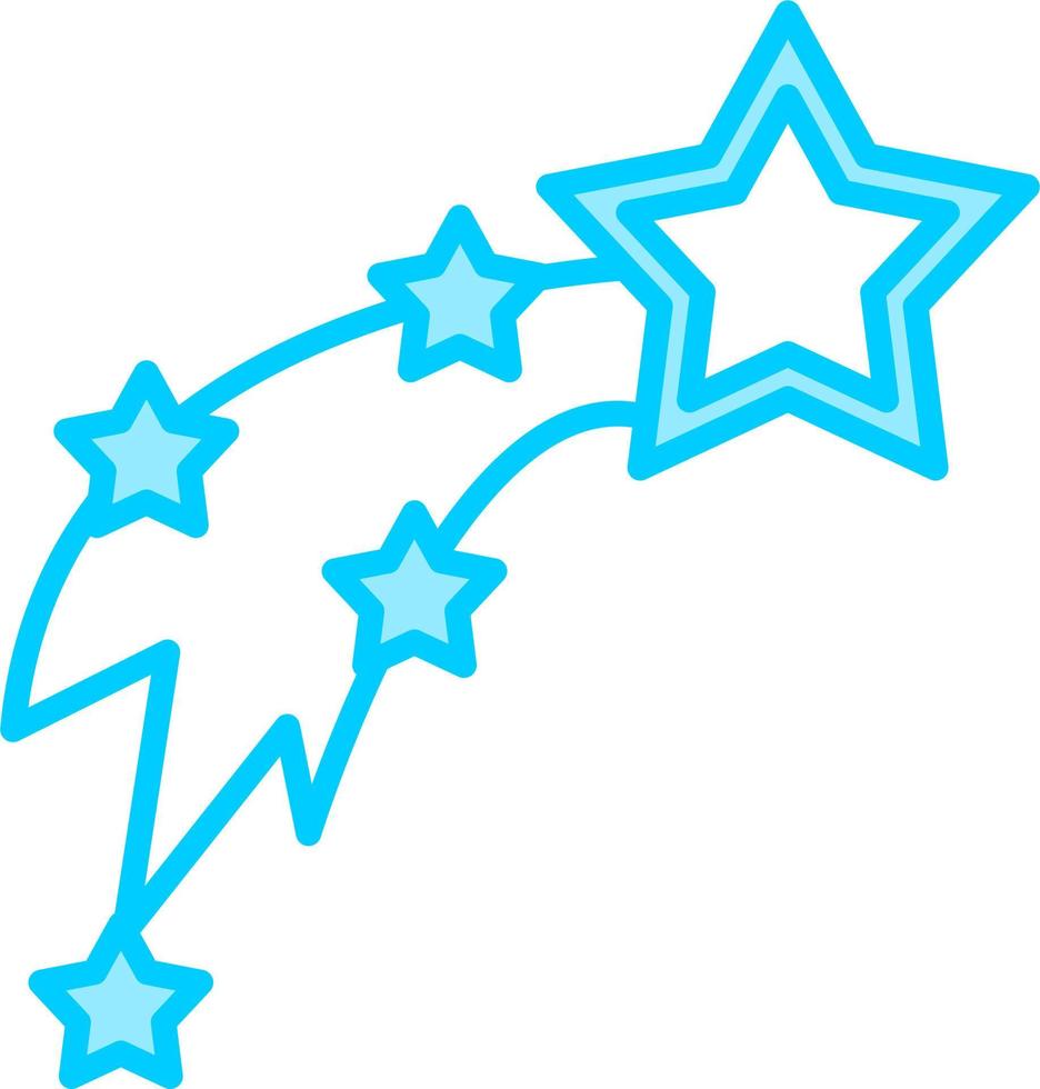 Shooting Stars Vector Icon