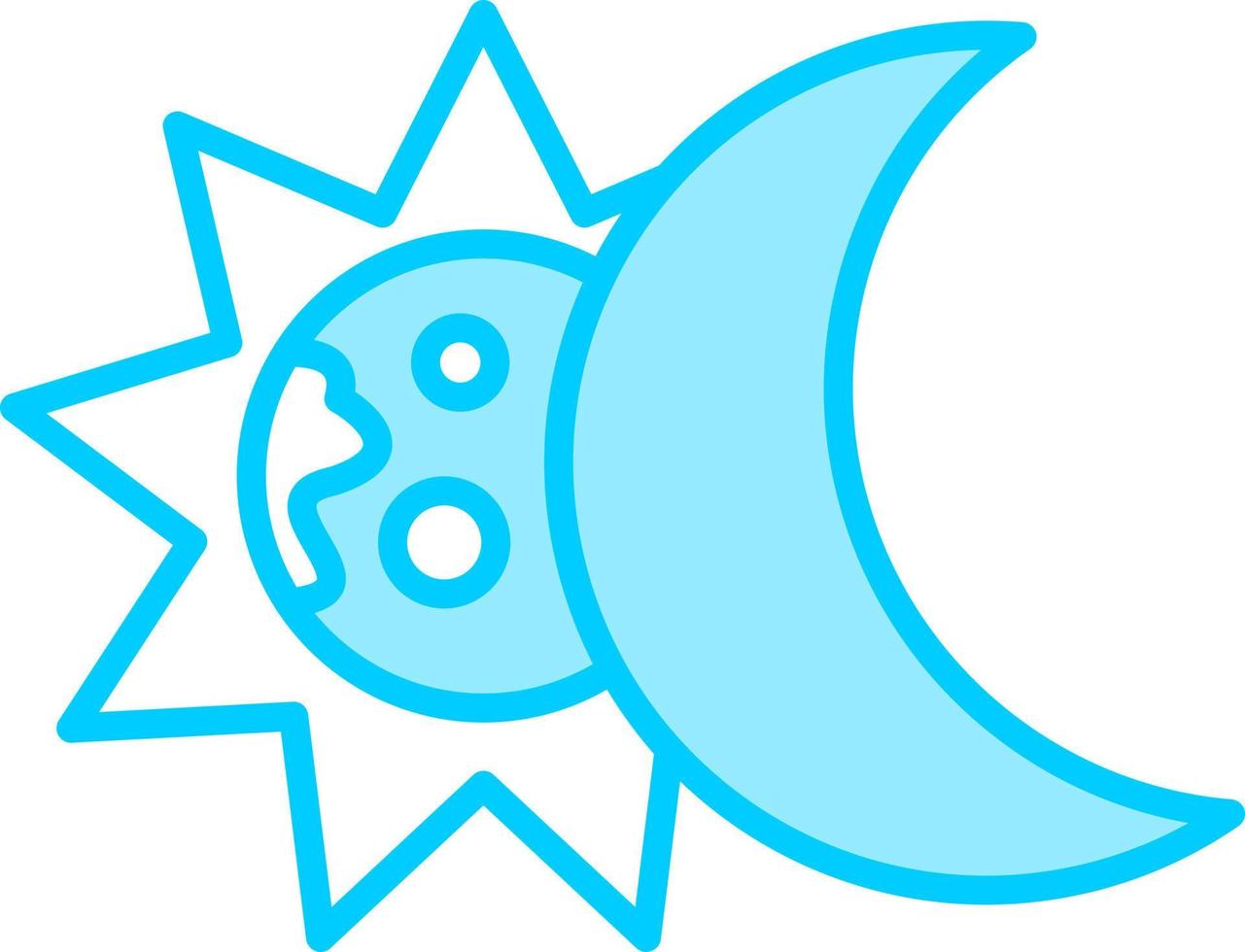 Eclipse Vector Icon