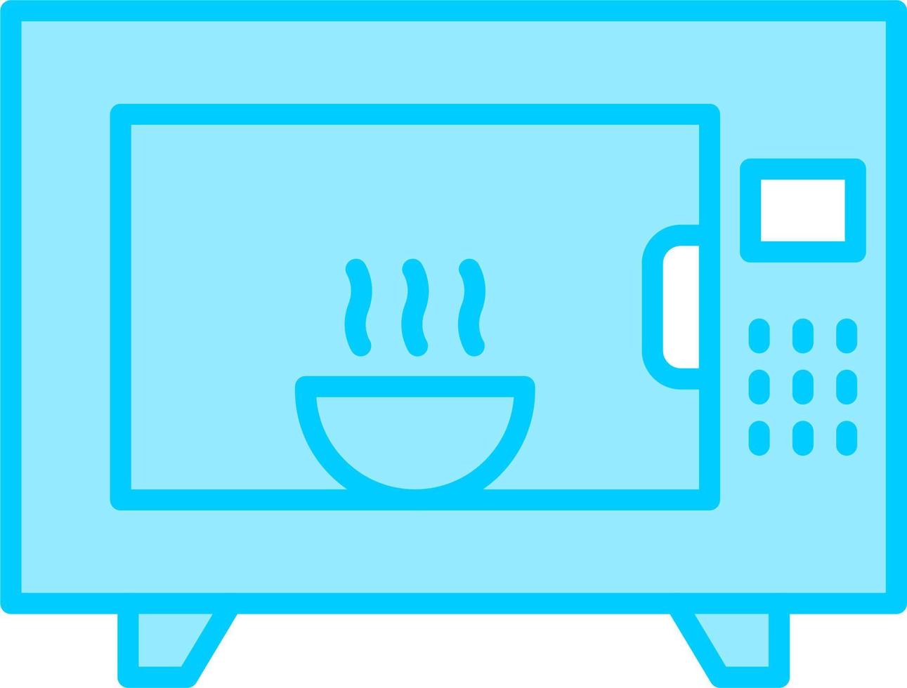 Microwave Oven Vector Icon