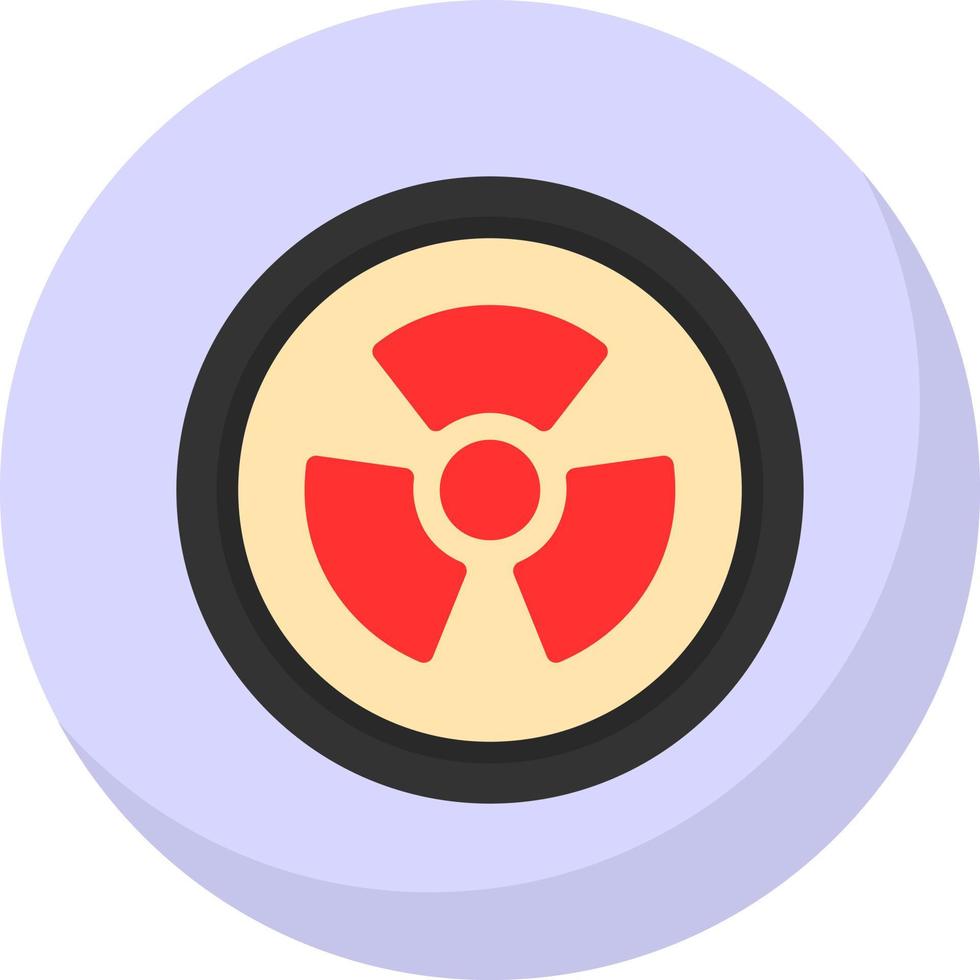 Radioactivity Vector Icon Design