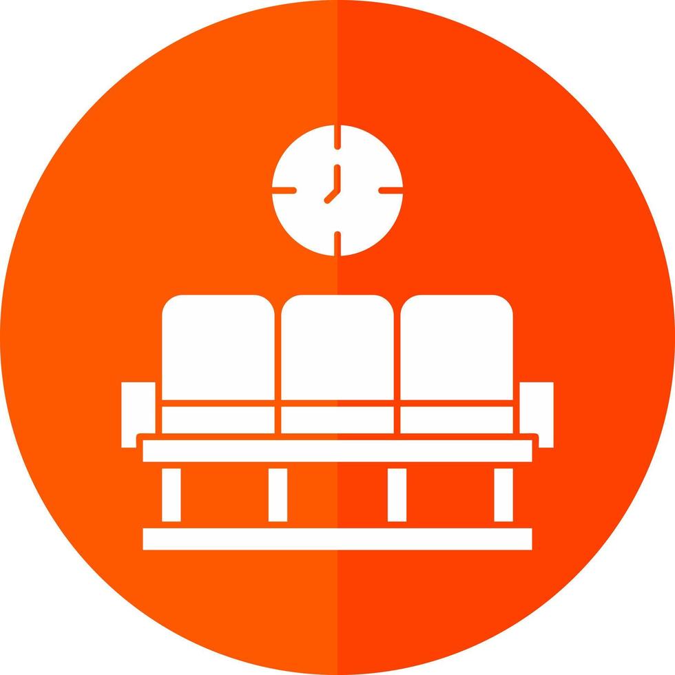 Waiting Area Vector Icon Design