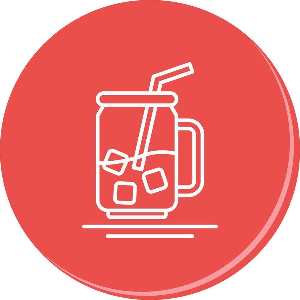 Iced Tea Vector Icon