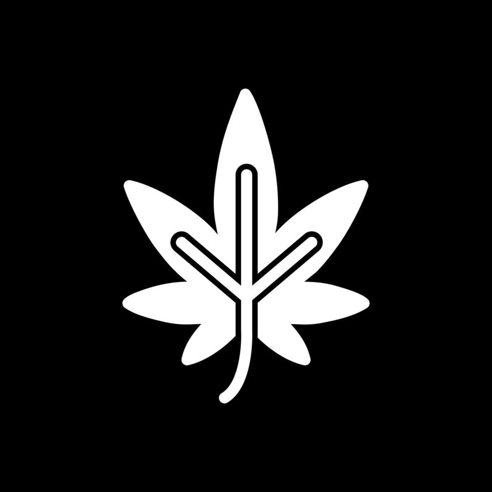 diseño de icono de vector de cannabis