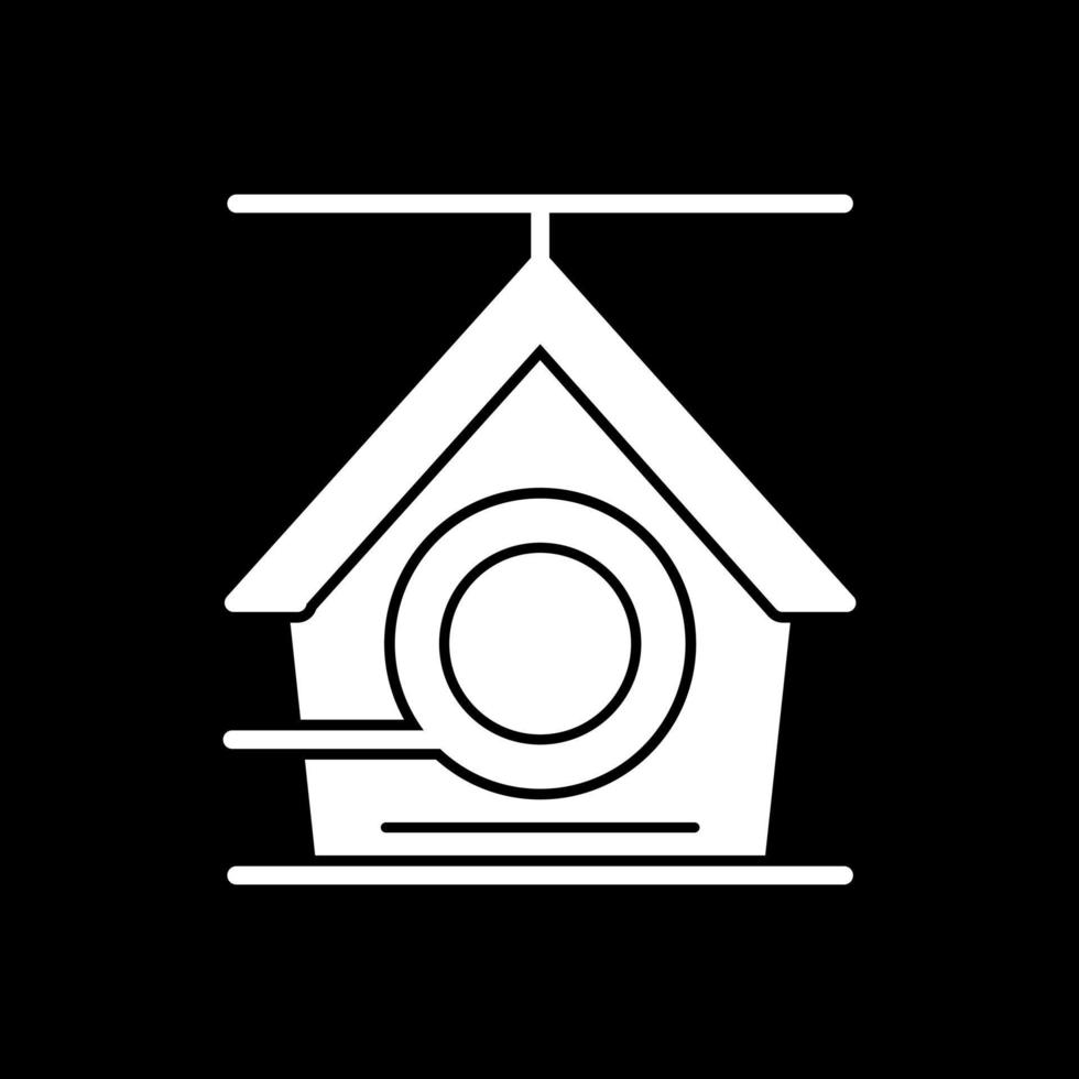 Bird House Vector Icon Design