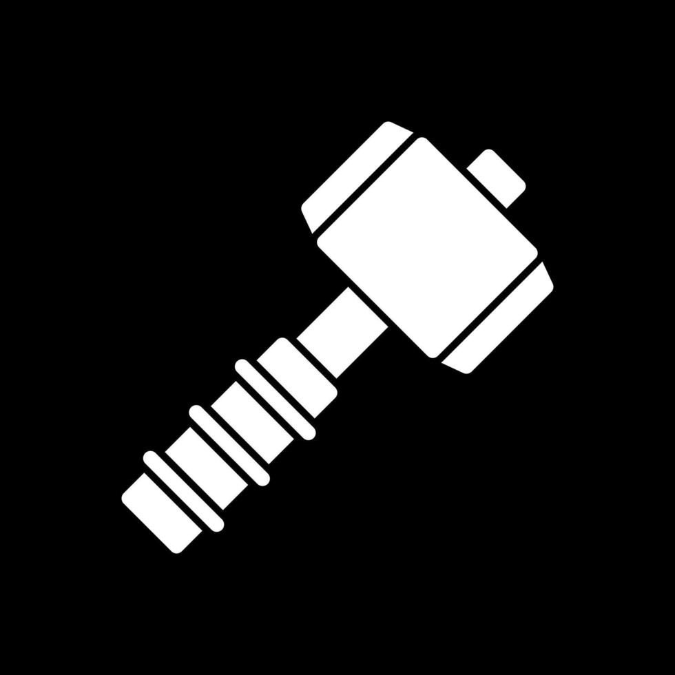 Thor Hammer Vector Icon Design