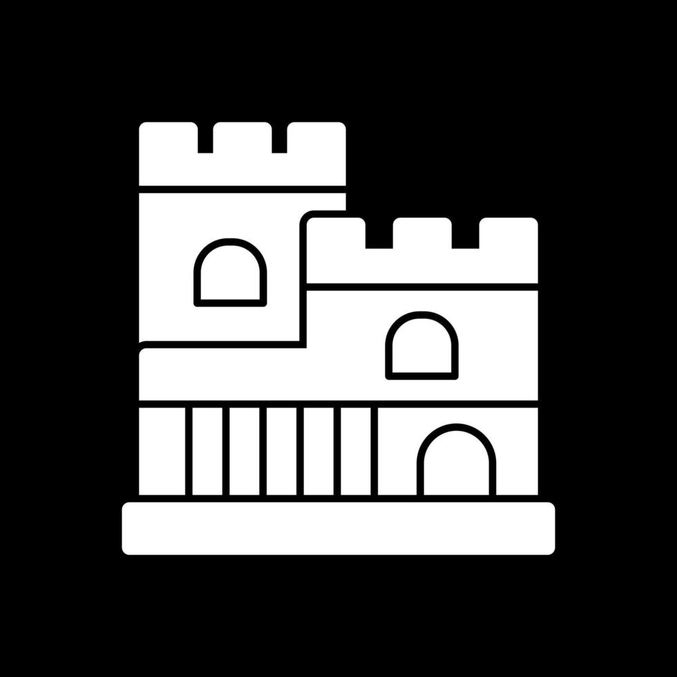 diseño de icono de vector de castillo