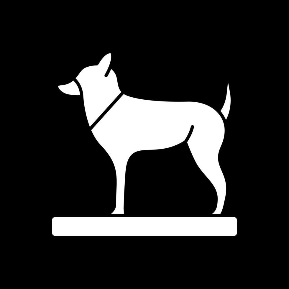 diseño de icono de vector de perro