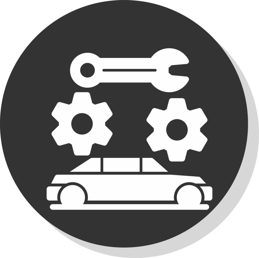 Car Maintenance Vector Icon Design