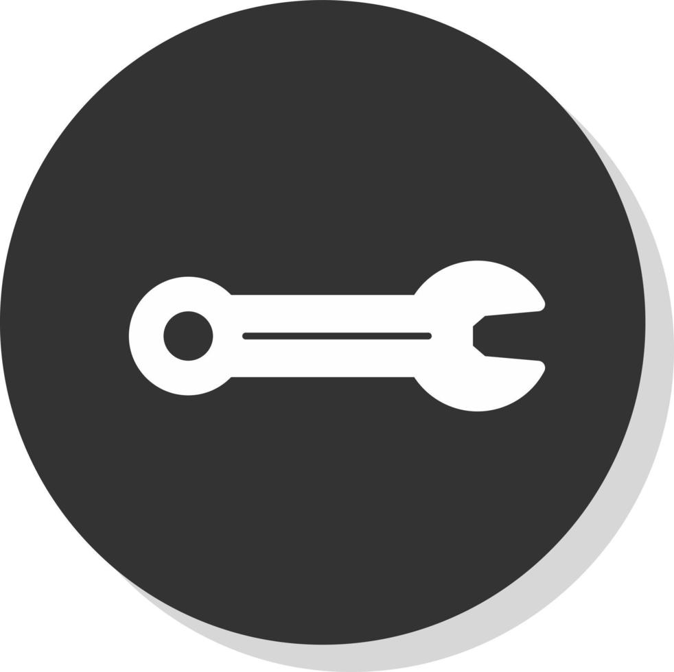 Spanner Vector Icon Design