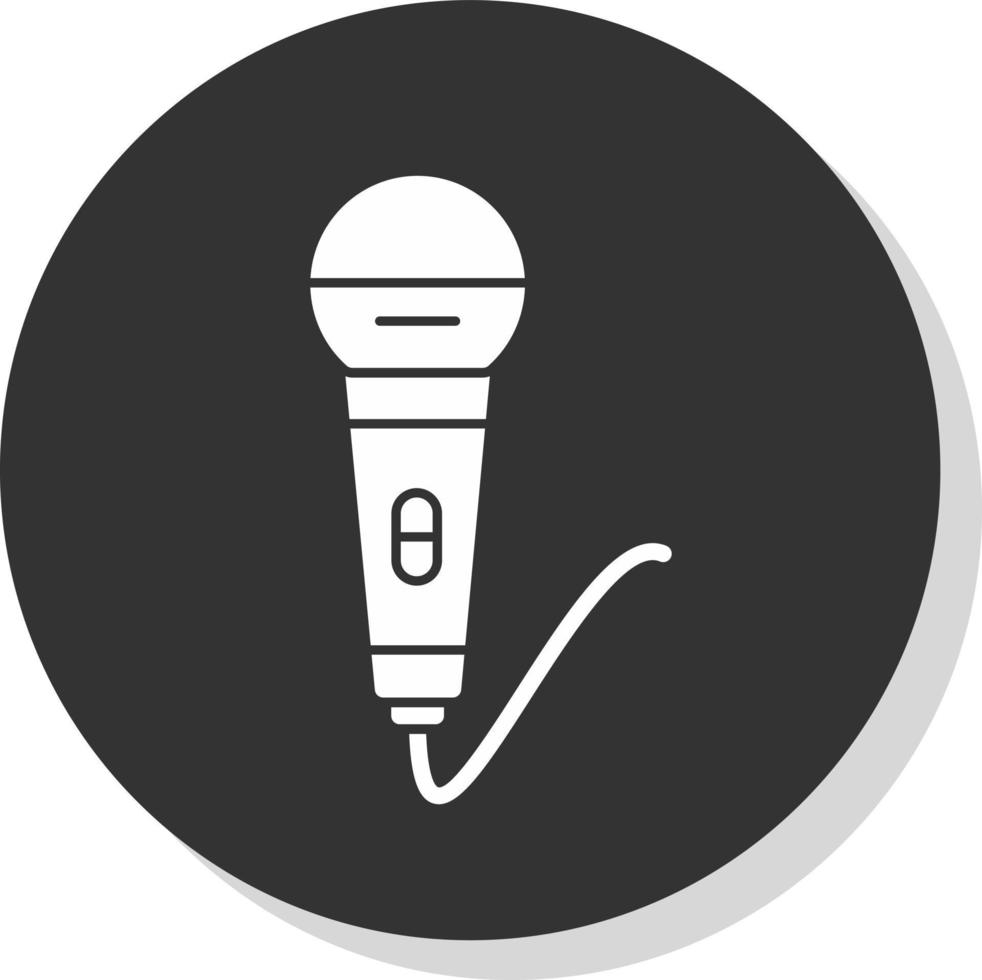 Mic Vector Icon Design