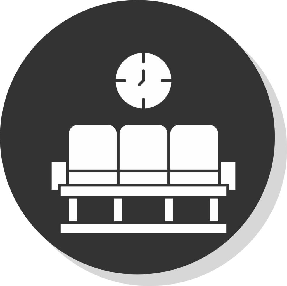 Waiting Area Vector Icon Design