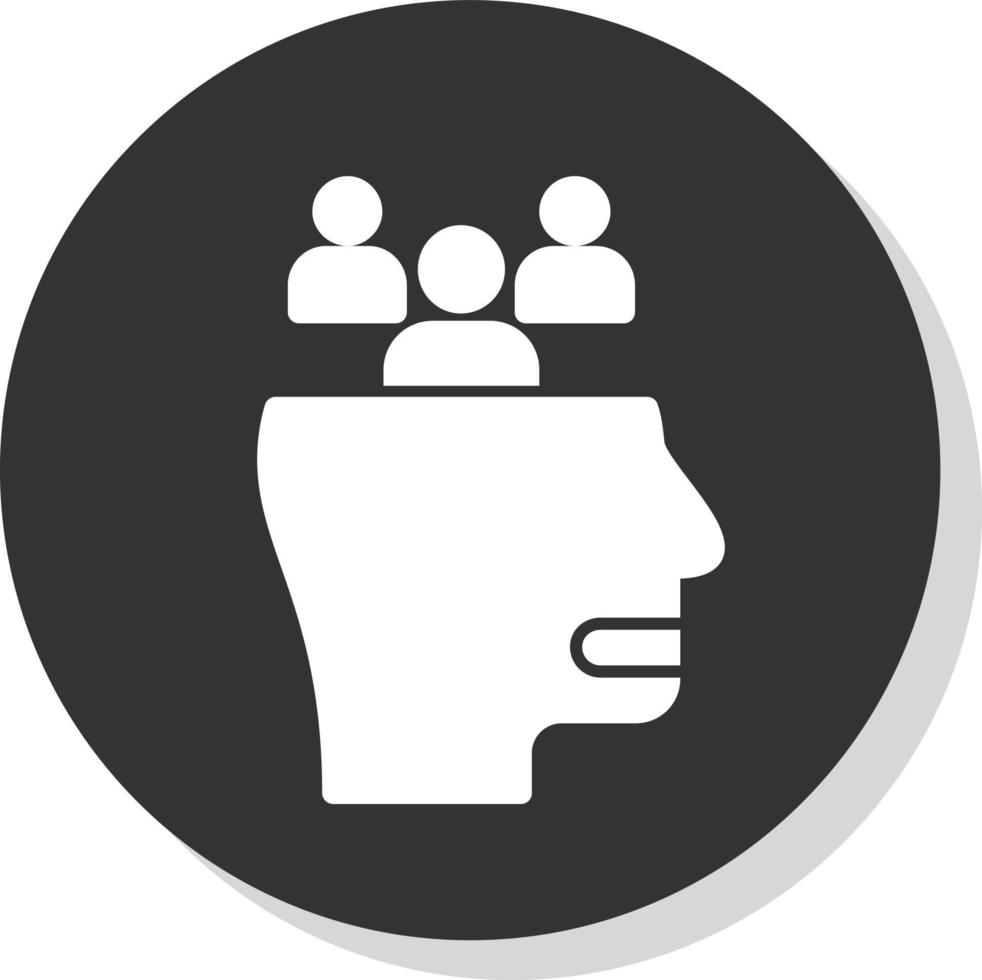 Social Anxiety Vector Icon Design