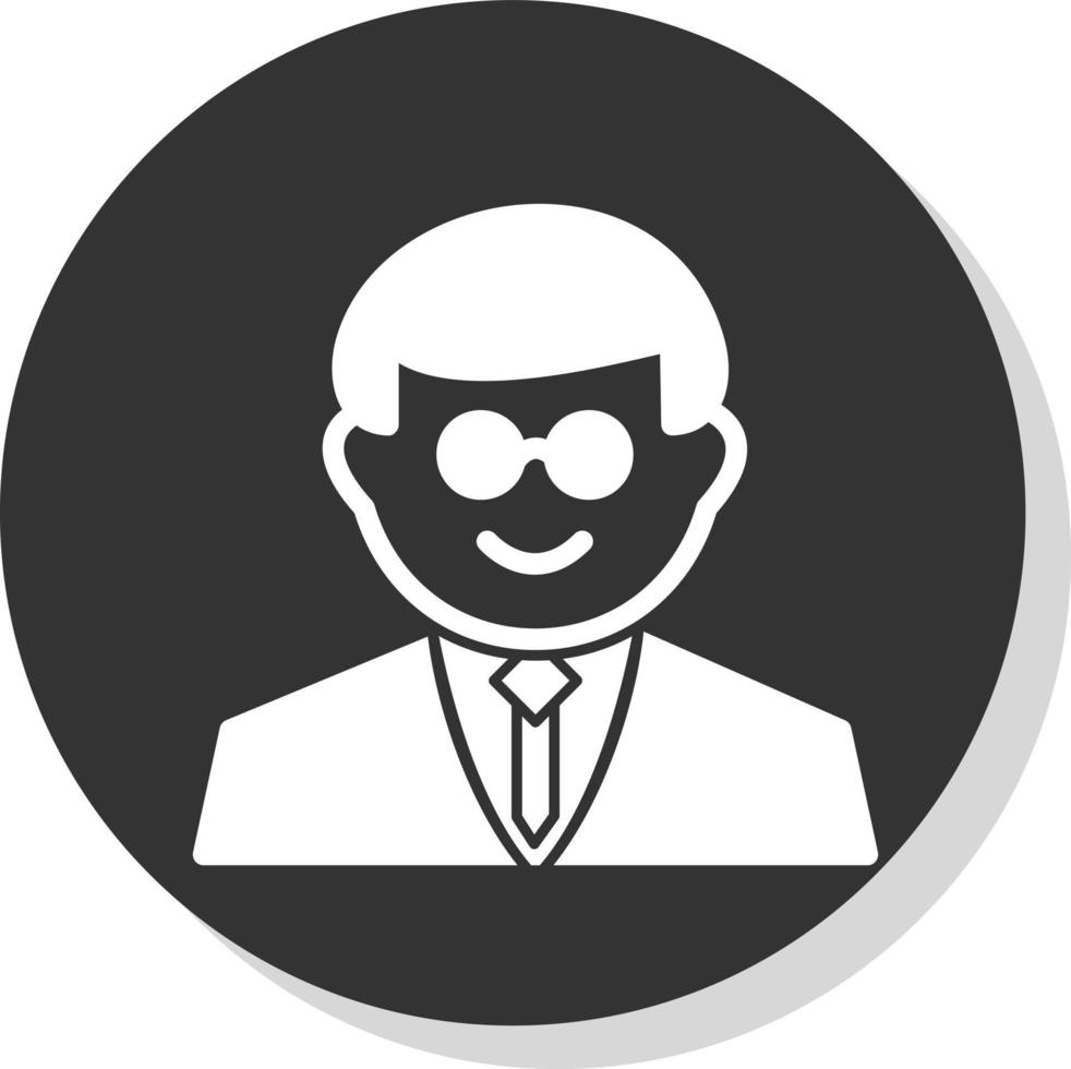 Professor Vector Icon Design