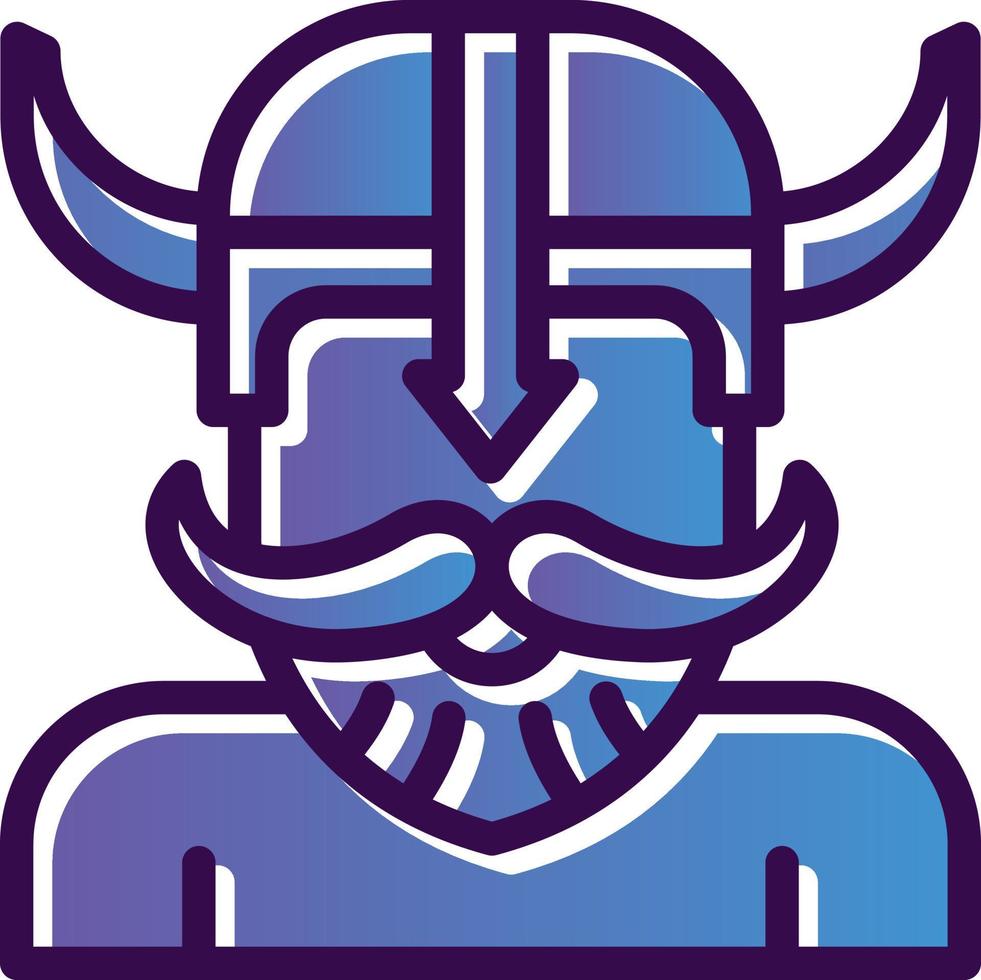 Viking Vector Icon Design