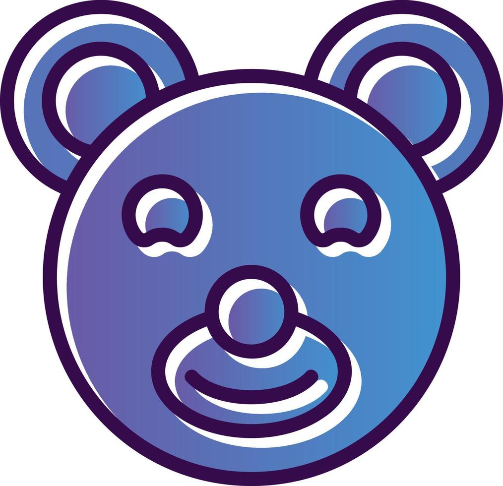 Teddy Bear Vector Icon Design