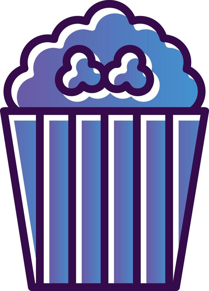 Pop Corn Vector Icon Design