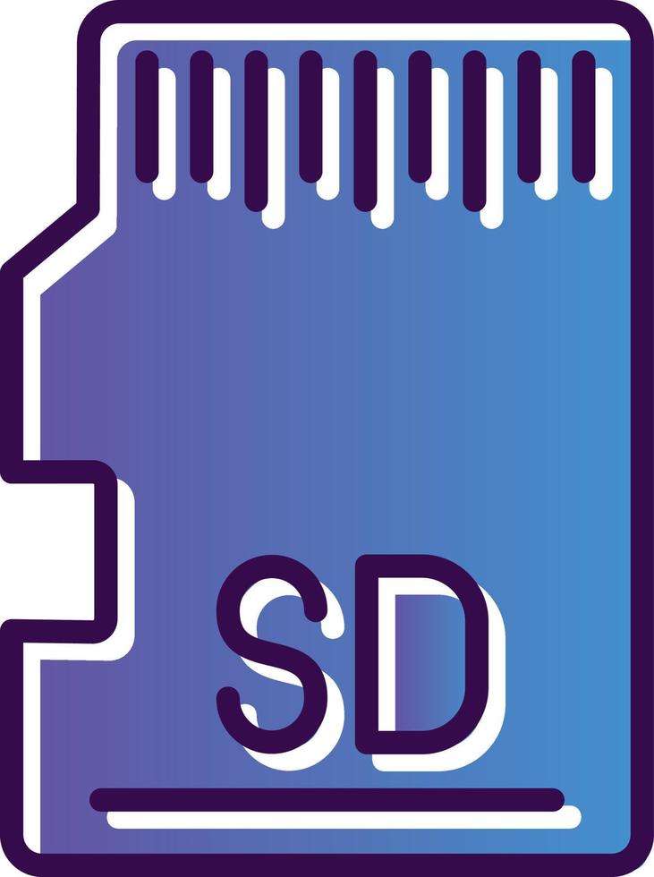 Sd Card Vector Icon Design