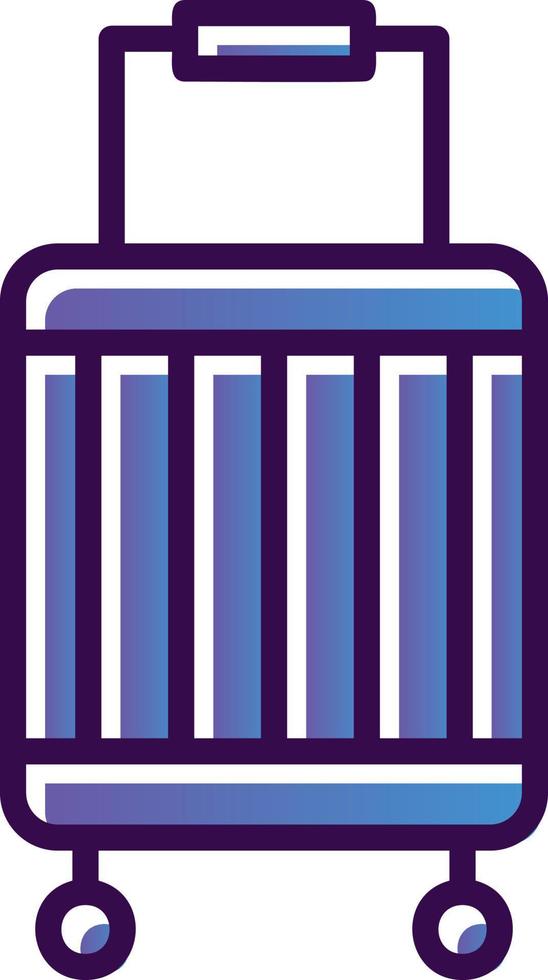 Baggage Vector Icon Design