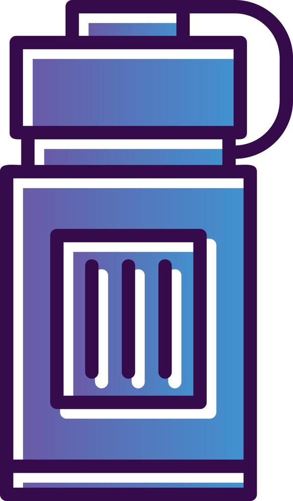 Water Bottle Vector Icon Design