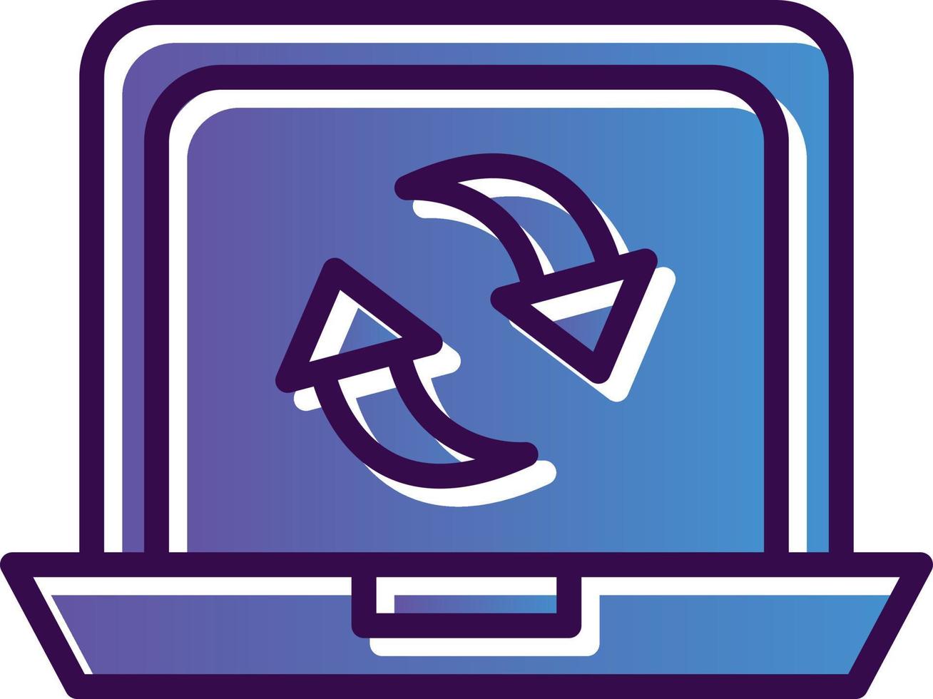 Sync Vector Icon Design