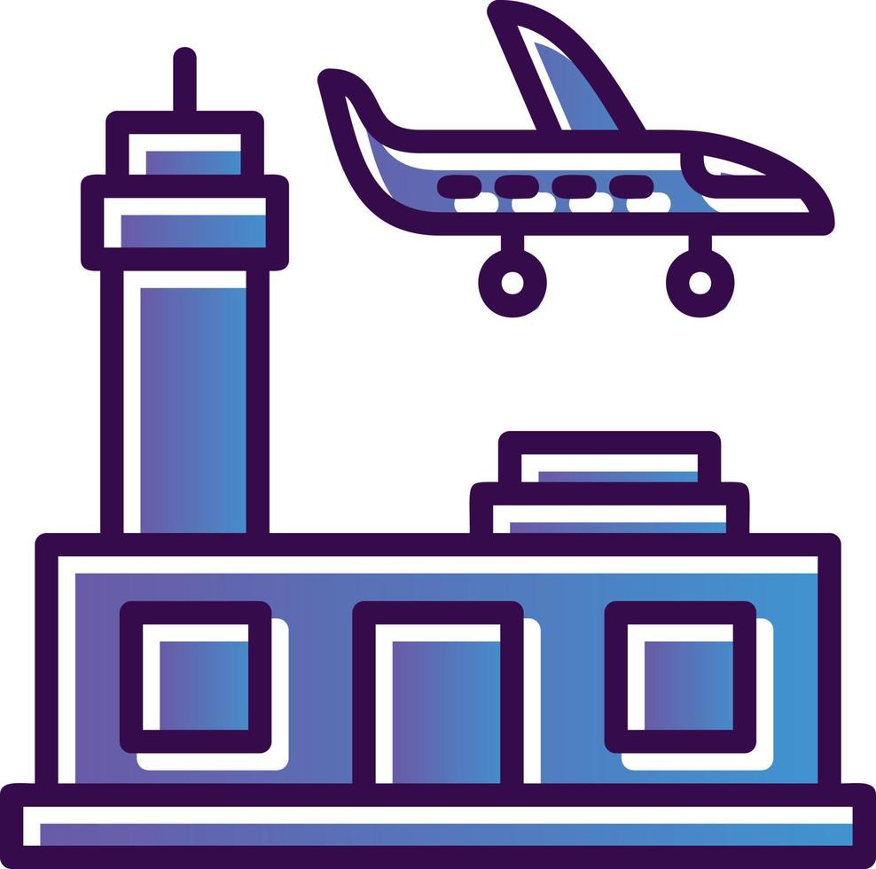 Airport Vector Icon Design