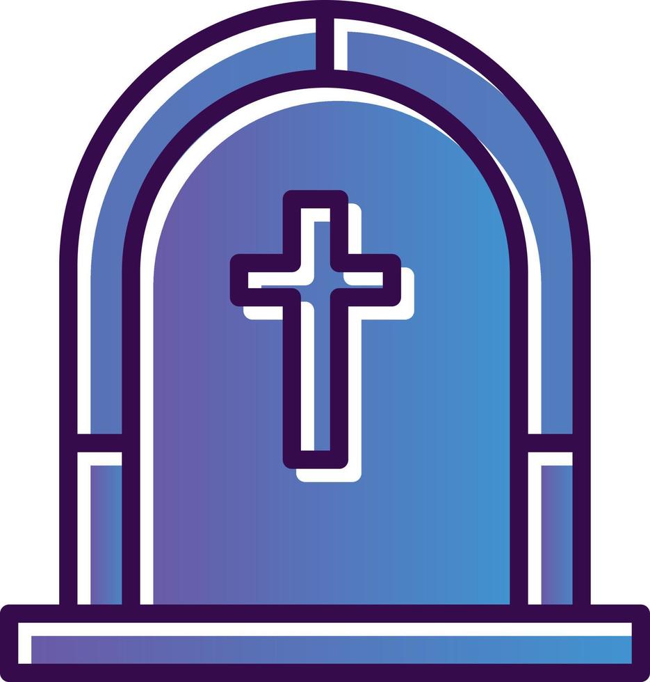 diseño de icono de vector funerario