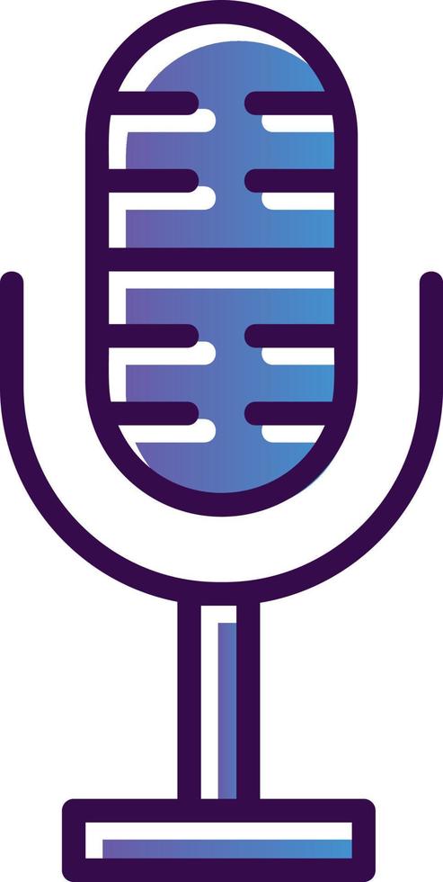 Podcast Vector Icon Design