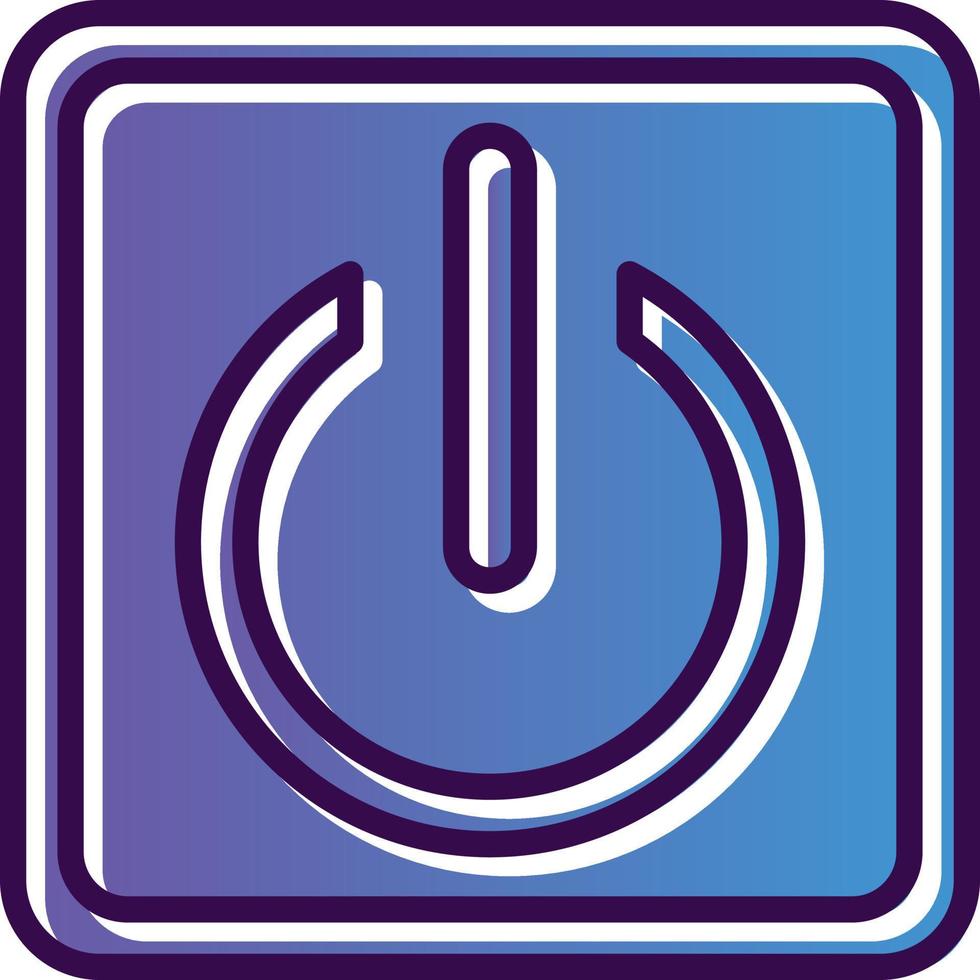 Power Button Vector Icon Design