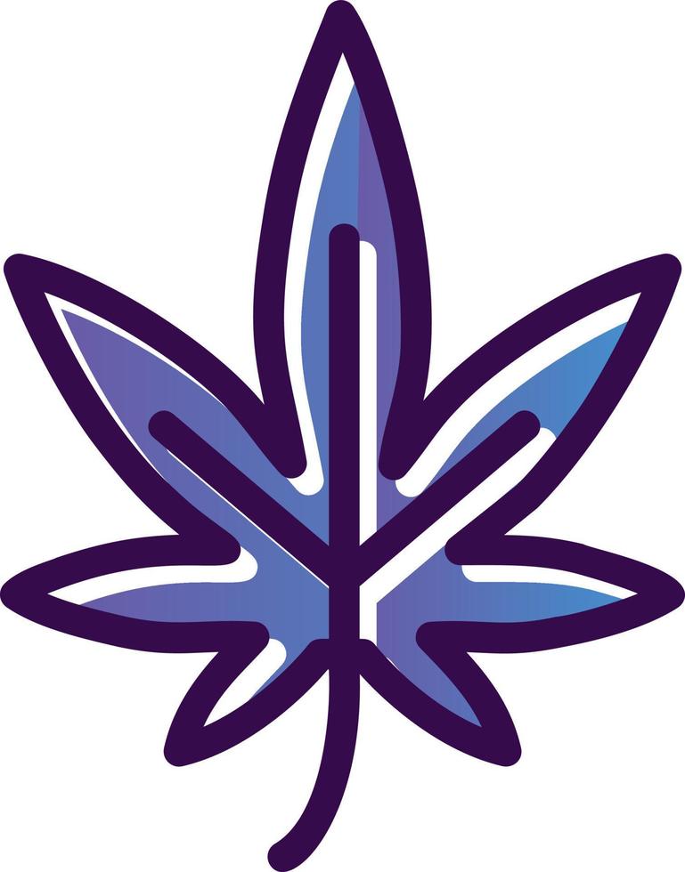 diseño de icono de vector de cannabis