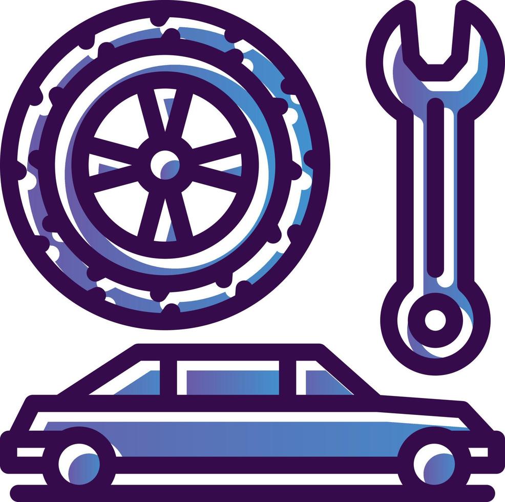 diseño de icono de vector de servicio de coche
