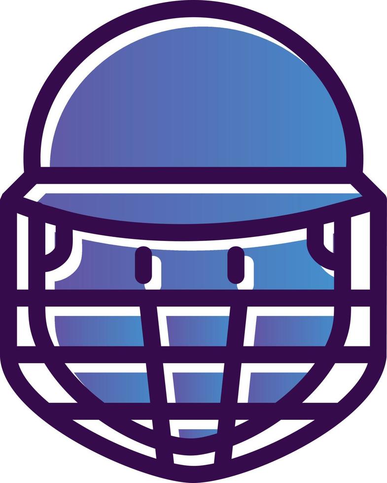 jugador de cricket vector icono diseño