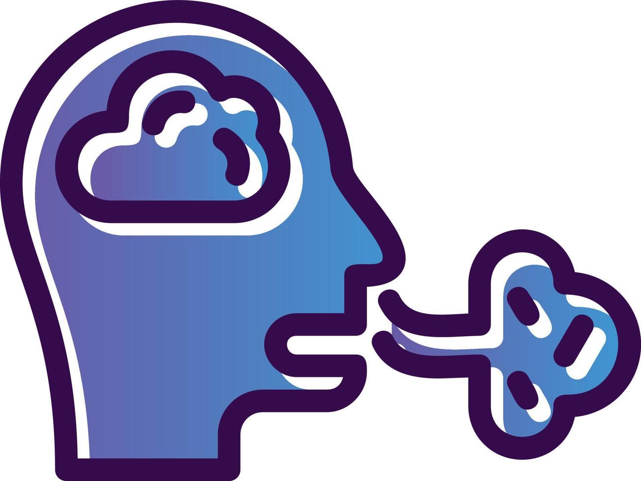 Inhale Vector Icon Design
