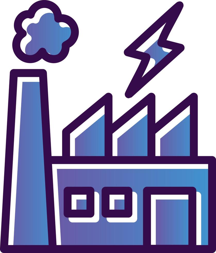 Power Plant Vector Icon Design