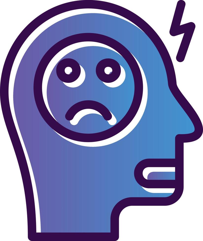 Depression Vector Icon Design
