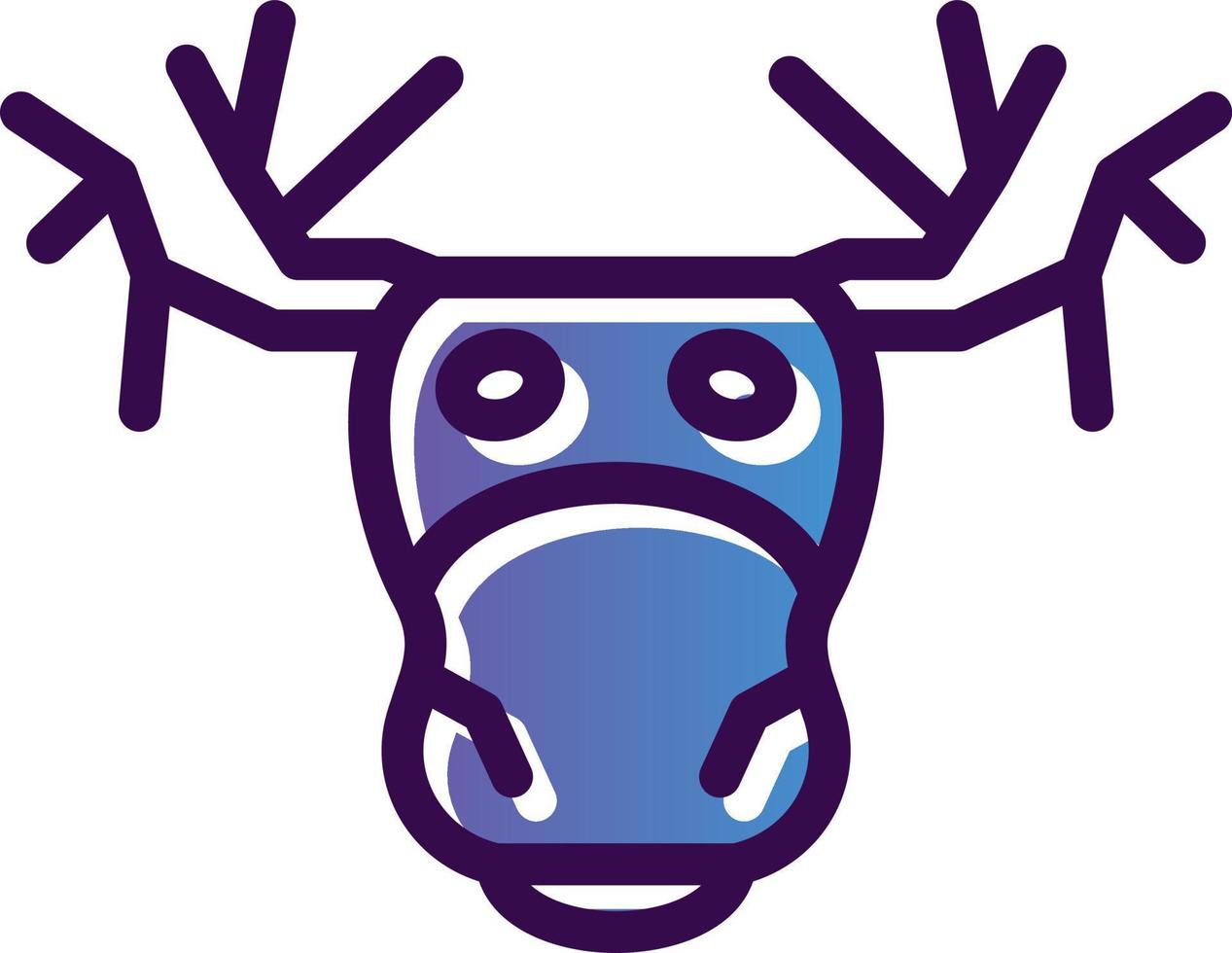 Moose Vector Icon Design