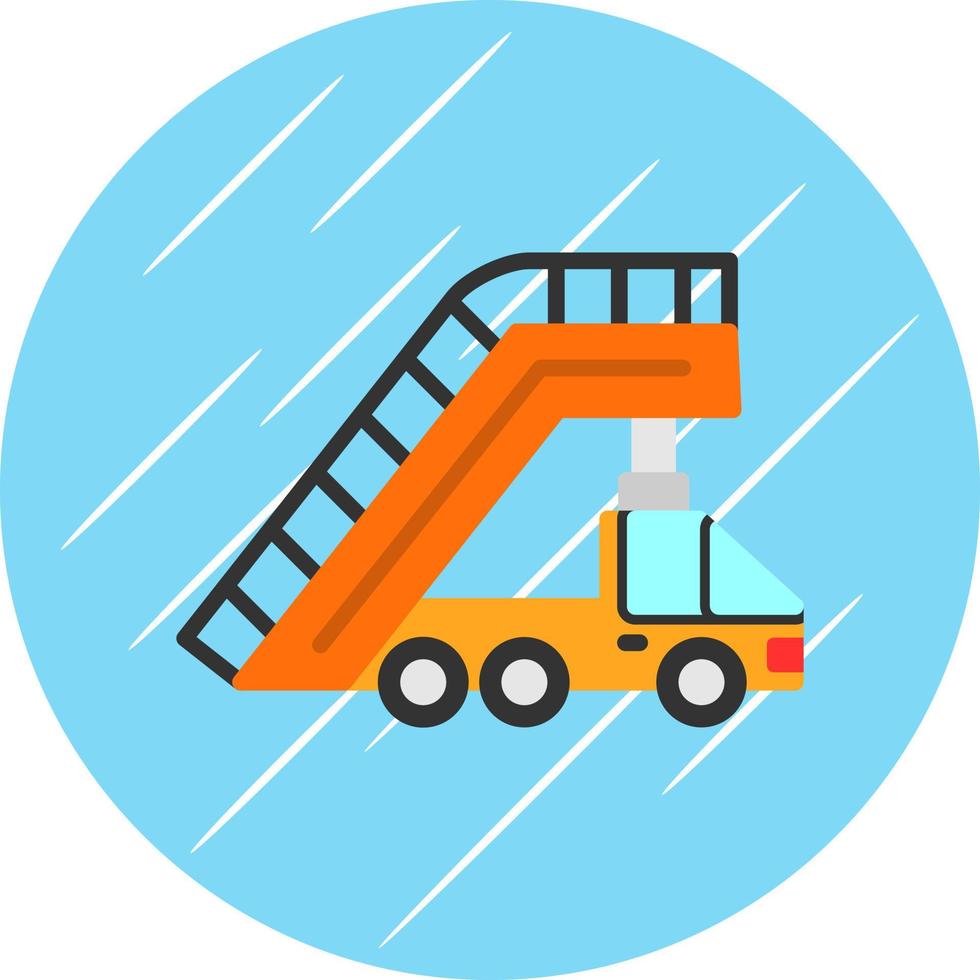 Stairs Vector Icon Design