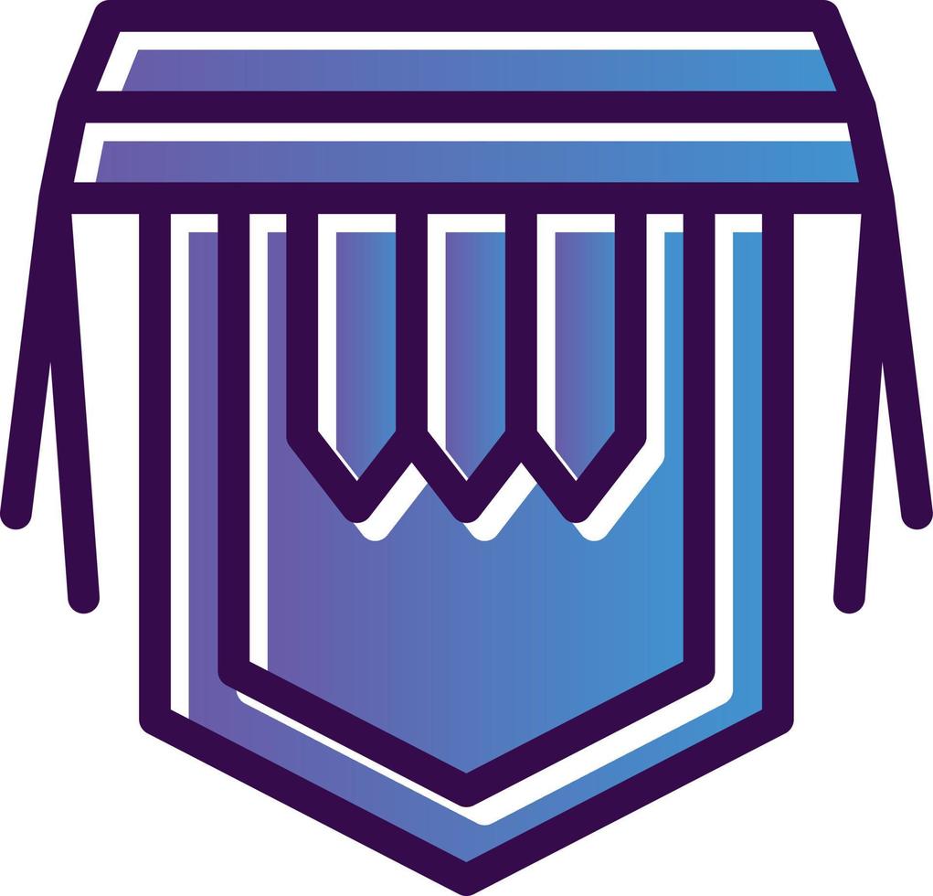 Skirt Vector Icon Design