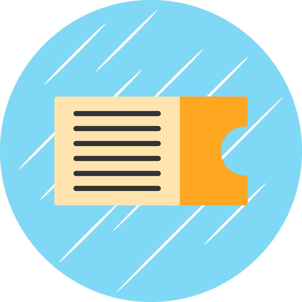 Ticket Vector Icon Design