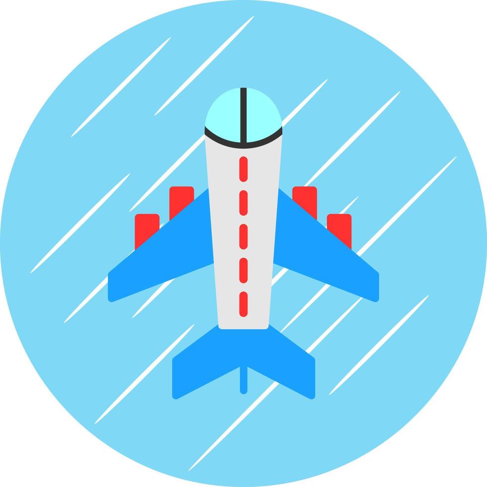 diseño de icono de vector de avión