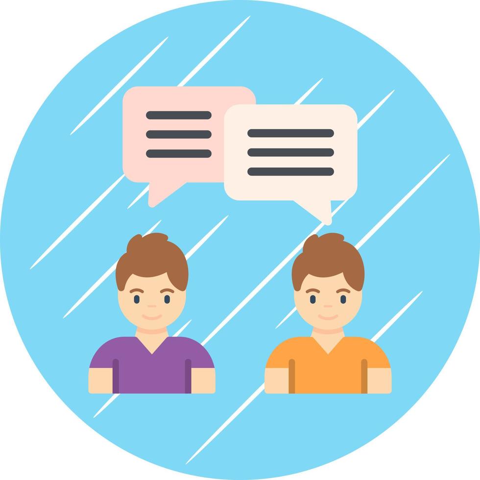 Conversation Vector Icon Design